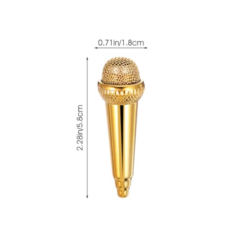 YARNOW 2pcs Portable Tiny Microphone for Phone Video Recording