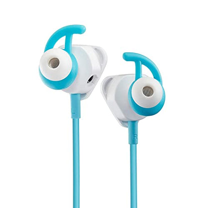 Turtle Beach Battle Buds In-Ear Gaming Headset - Mobile & PC with 3.5mm, Xbox Series X, Xbox Series S, Xbox One, PS5, PS4, PlayStation – Lightweight, In-Line Controls, White/Teal
