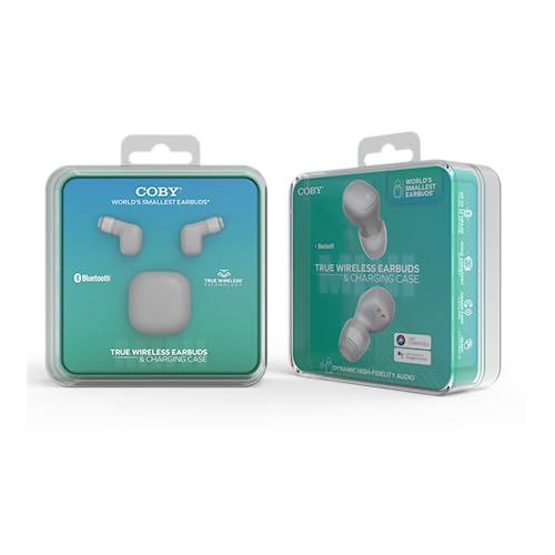 Mini Invisible Wireless Earbuds, Bluetooth 5.3, Mic & Charging Case, White | 12-HR Playtime, Touch Control, Sweat & Splash Resistant, Works with Siri, Alexa & Google, Compatible with iPhone & Android - color: B-White