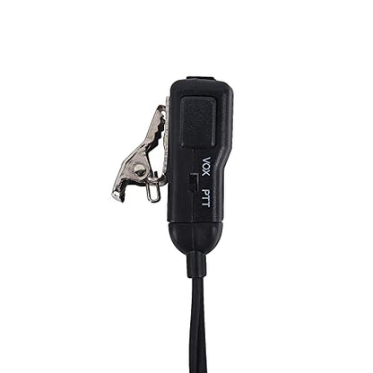 Pdflie AVPH3 Surveillance Earpiece with VOX PTT Headset with Mic for Midland Walkie Talkie GXT1000VP4 lxt600vp4 t71 t71vp3 ltx600pa lxt500pa LXT600 GXT1000 LXT GXT GMRS FRS Handheld Radios