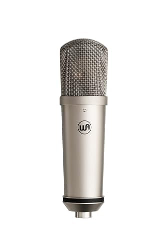 Warm Audio WA-87jr SE Large-Diaphragm Cardioid Condenser Microphone, Studio-Grade Sound for Vocals, Instruments, Podcasts, Nickel - color: Nickel
