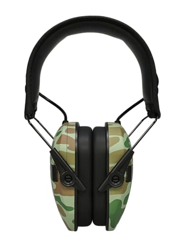 Walker's Razor Slim Electronic Muff - color: Green Duck Camo, size: One Size