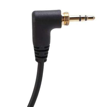 Bewinner Earphone Cable Fit for DJ HDJCUE1BT HDJX5 HDJX7 HDJS7, 3.5mm to 6.35mm Adapter Headphone Cable Replacement, 2m Spring OFC Tangleless Detachable Wire for Studio DJ Booth