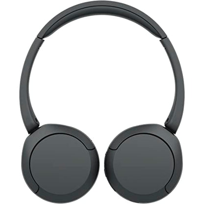 Sony WH-CH520 컴팩트 이지 휴대용 무선 온이어 헤드폰 (블랙) | 최대 50시간, 블루투스, 빠른 충전