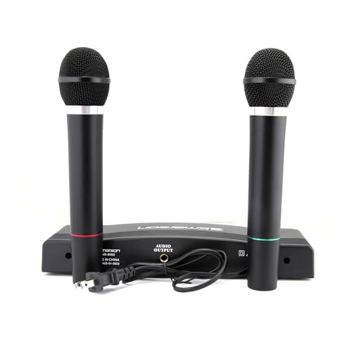 Emerson EAM-9002 Wireless Microphone, Black