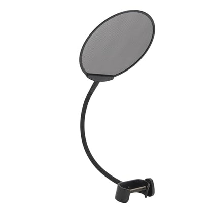 Tbest Microphone Dual Layer Wind Screen Aluminum Alloy