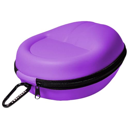 Hard Shell Case for Over The Ear Headphones with Full Protection fits Beats Studio, Sony, Audio Technica - Purple - color: Purple