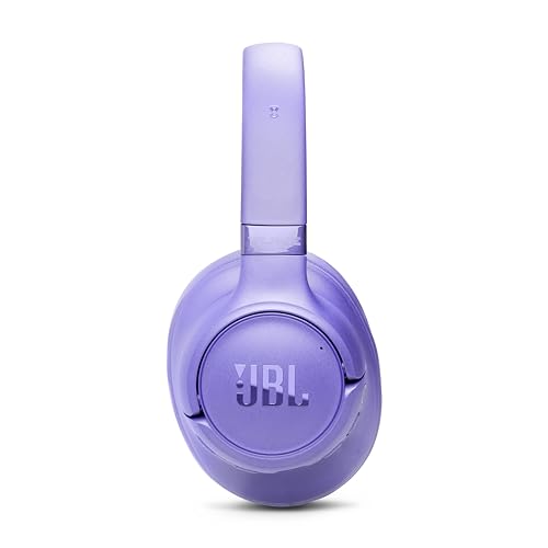 JBL Tune 780NC - Wireless Over-Ear Adaptive Noise Cancelling Headphones with Powerful Hi-Res JBL Pure Bass Sound and Spatial Sound, with Up to 76 Hours of Battery Life, Plus Speed Charge (Lavender) - color: Purple