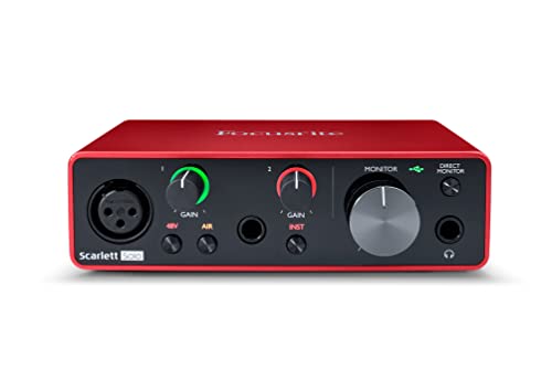 Audio-Technica BPHS1 Broadcast Stereo Headset with Dynamic Cardioid Boom Mic & Focusrite Scarlett Solo (3rd Gen) USB Audio Interface with Pro Tools | First