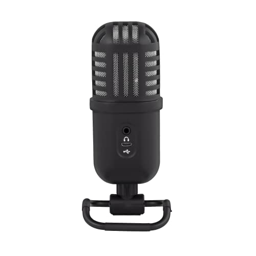 Nady USBee USB Microphone, Computer Condenser Gaming Mic for PC/Laptop, Headphone Output, Volume Control, Plug and Play, LED Mute Button, for Streaming, Podcast, Studio Recording, All Metal