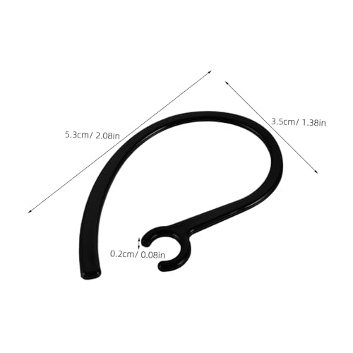 Sosoport 10pcs Anti-Slip Silicone Earbud Covers for Sports Comfortable Ear Hooks for Secure Fit Versatile Ear Tips for Enhanced Sound and Stability Compatible with Various Earphones