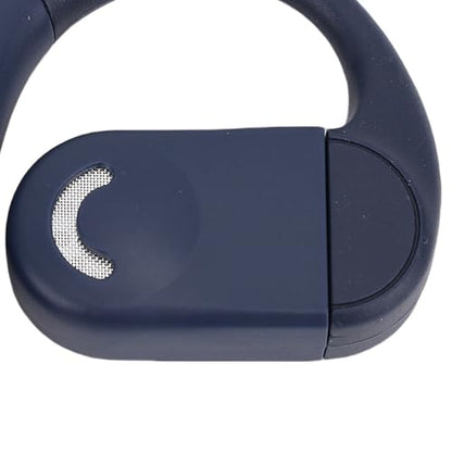 Zopsc Wireless Earpiece, Bluetooth Single Ear Hook Headset with Noise Canceling Mic, Digital Display, Hands Free Earphone for Driving Office Sport - color: Blue