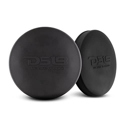 DS18 Hydro CS-8/BK 8" Silicone Marine Speaker Cover - Water, Dust and UV Rays Protection - Compatible with Tower Speakers - Great durability - Special Edition (Pair) - color: Black, size: 8"