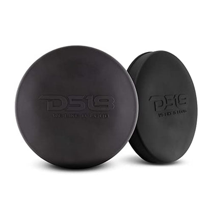 DS18 Hydro CS-8/BK 8" Silicone Marine Speaker Cover - Water, Dust and UV Rays Protection - Compatible with Tower Speakers - Great durability - Special Edition (Pair) - color: Black, size: 8"