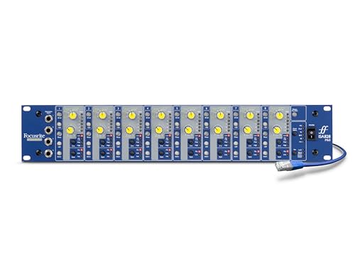 Focusrite ISA828 MkII Heritage 8-channel rackmount mic preamp with with variable impedance selector and four instrument inputs | 8 ISA Transformer Mic Preamps, Lundahl LL1538, 4 Instrument Inputs, 8 Line Inputs, Switchable Impedance, Inserts, HPF - style: