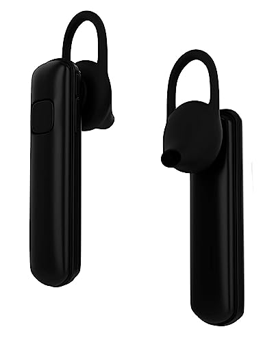 Ear Hooks Eartips Kit 360° Rotatable Adjustable Soft Silicone Anti-Slip Sports Clamp Bluetooth Headset Clips Earbuds Replacement for Newbee/Plantronics/TOORUN Black