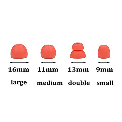 Replacement Eartips Silicone Earbuds Buds Set for Powerbeats Pro Beats Wireless Earphone Headphones,4 Pair (Red) - color: Red
