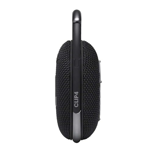 JBL Clip 4 - Portable Bluetooth speaker with a built-in battery, IP67 waterproof and dustproof, Compact size and great sound. - Black - color: Black, style: Clip4