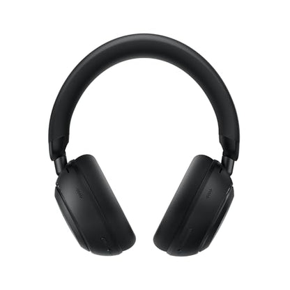 Soundcore Anker Space 2 Bluetooth 6.1 Over-Ear Headphones, Travel-Ready | Active Noise Cancelling, 50H Playtime, LDAC Hi-Res, Dual Connection, Clear Calls, Nap Mode, Wearing Detection, Fast Charging - color: Jet Black