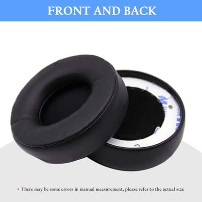 Adhiper Solo Pro Replacement Earpads for Beats Solo Pro Headphones(Black) | Protein Leather Ear Pads,Noise Isolation Memory Foam Ear Cushion ,Durable ,Anti-Sweat,Soft and Comfortable - color: Black