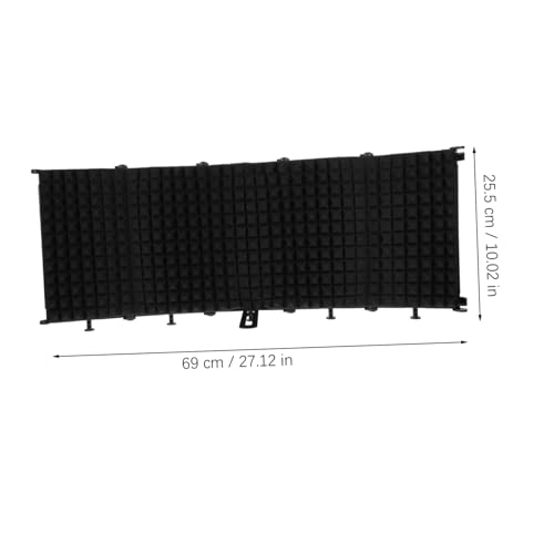 Microphone Isolation Shield Folding Panel Design for Desktop Mics