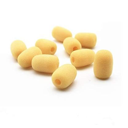 Foam Cover Windscreen Compatible with Headset Microphone,5mm Inner Circular,Hole Ear-Hook Headset Microphones(Pack of 10)