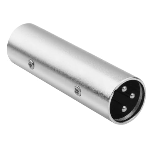 XLR Male Adapter, 3 Pin XLR Male to Male Microphone Cable Adapter - 2 Pack - style: XLR Male to Male Adapter