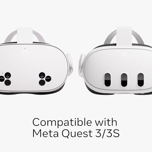 Meta Quest Compact Carrying Case — Works with Meta Quest 3/3S — Refreshed Compact Design — Fits 3/3S, Touch Plus Controller, Active Straps, Charging Cable, and Adapter | Works, Touch Plus Controller, Active Straps, Charging Cable, Adapter - style: Compact