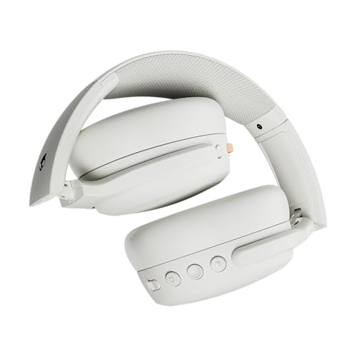 Skullcandy Crusher ANC 2 Noise Cancelling Wireless Headphones - Bone | Multi-Sensory Crusher Bass, Over-Ear Fit, Bluetooth, 60 Hours Battery, Working Out, Gym, Travel, Studying, Music, Gaming - color: Bone