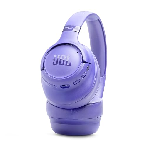 JBL Tune 780NC - Wireless Over-Ear Adaptive Noise Cancelling Headphones with Powerful Hi-Res JBL Pure Bass Sound and Spatial Sound, with Up to 76 Hours of Battery Life, Plus Speed Charge (Lavender) - color: Purple