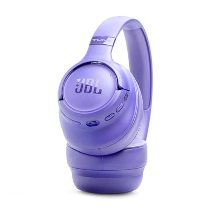 JBL Tune 780NC - Wireless Over-Ear Adaptive Noise Cancelling Headphones with Powerful Hi-Res JBL Pure Bass Sound and Spatial Sound, with Up to 76 Hours of Battery Life, Plus Speed Charge (Lavender) - color: Purple