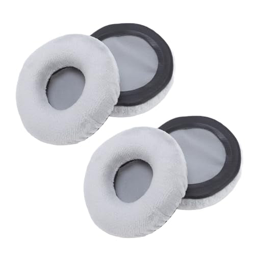 Replacement Ear Pads, 4 Pcs Soft Velour Foam Cushions for Over-Ear Headphones