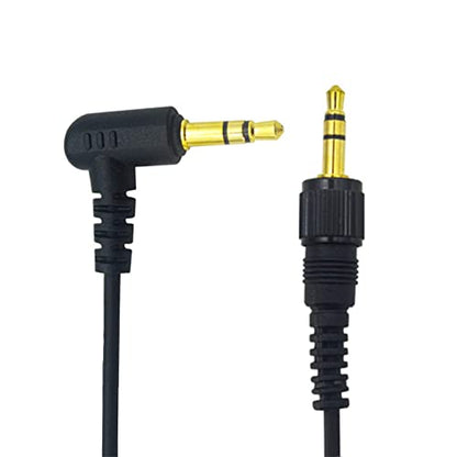 3.5mm TRS Aux Cord, Stereo Audio Cable Jack Adapter Compatible with Sony D11/V1/D21 Sennheiser Wireless Microphone, 1/8" Male to Male Audio Aux Cable Connect to Camera 1.97FT - size: 3.5mm Aux Cord Stereo Audio Cable Adapter