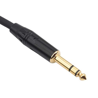 1/4 Inch TRS to XLR Male Balanced Signal Interconnect Cable Quarter inch to XLR Patch Cable - 10 Feet - size: 10 feet