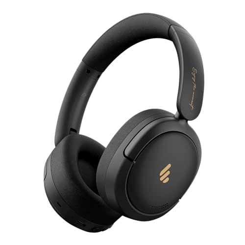 Atom Max 하이브리드 ANC 헤드폰, 고해상도 오디오, 45시간 재생, 블랙 - color: 블랙.