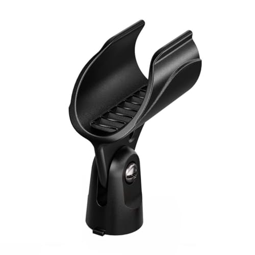 Generic WA371 Wireless Microphone Clip Holder Clamp for Shure QLXD2/SM58 Handheld Transmitter, 2 Pack, Black, MS-WA371