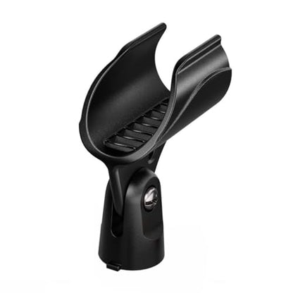 Generic WA371 Wireless Microphone Clip Holder Clamp for Shure QLXD2/SM58 Handheld Transmitter, 2 Pack, Black, MS-WA371