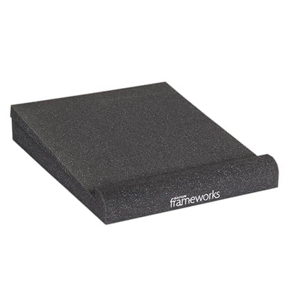 Gator Frameworks Pair of (2) Acoustic Foam Isolation Pads for Studio Monitors, Fits 6.5" Speakers (GFW-ISOPAD-MD) - size: Medium