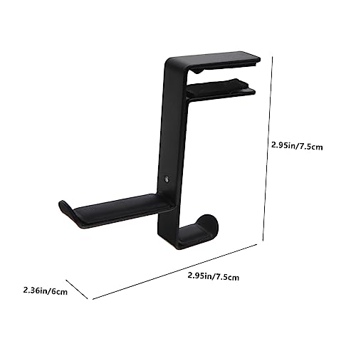 LIFKOME Aluminum Headphone Stand Holder Desk Clamp for Hooks Under Desk Headset Rack