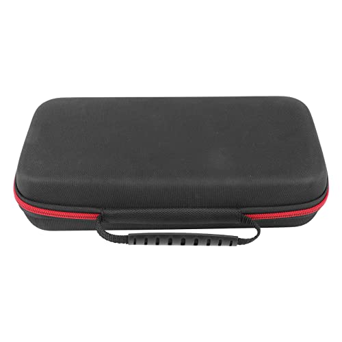 Wireless Microphone Case, Shockproof Drop Proof EVA Zipper Microphone Bag, Carrying Case with Sponge Filling Metal Zipper, Multi Layer Space, Ample Storage Capacity