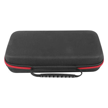 Wireless Microphone Case, Shockproof Drop Proof EVA Zipper Microphone Bag, Carrying Case with Sponge Filling Metal Zipper, Multi Layer Space, Ample Storage Capacity