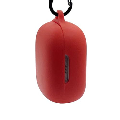 Seadream 2Pack Silicone Case Cover Compatible with JBL Live Free 2/JBL Live Pro 2TWS True Wireless Earbuds, Protective Earphones Skin Cover with Keychain Hook (2pcs Red+Black) - color: 2pcs Red+Black