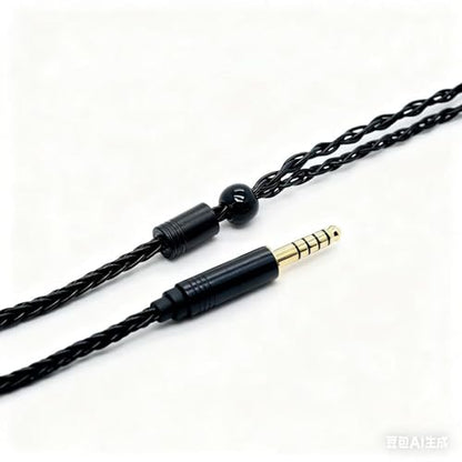 8Core MMCX Balanced 4.4mm Silver Plated Copper Earphone Cable,MMCX Upgrade Cable for Shure SE315 425 535 UE900 Earphones