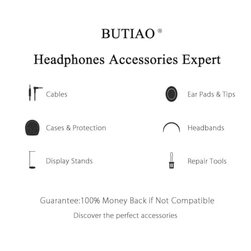 NC 700 Ear Pads for Bose 700 Headphones, BUTIAO Protein Leather Memory Foam Earpads Replacement Ear Cushion Pad for Bose 700 NC700 Noise Cancelling 700 Headphones (Khaki)