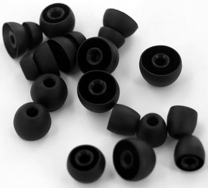 A-Focus [ 8 Pairs ] for Powerbeats Pro 2 Ear Tips L/M/S/Double Flange 4 Size Soft Silicone Replacement Fit in Case Eartips Earbuds Wing Earplug Gel Cover Compatible with Powerbeats Pro 2nd Black