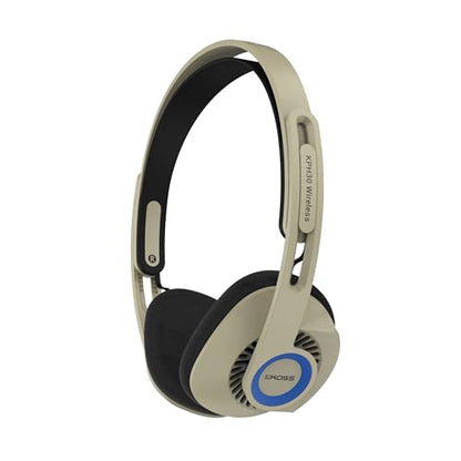 Koss KPH30 Wireless Bluetooth Retro Style On-Ear Headphones, Rhythm Beige | 20+ Hour Battery Life, USB-C Charging, Microphone - color: Rhythm Beige