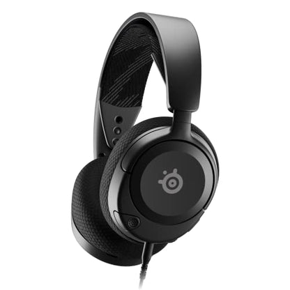 SteelSeries Arctis Nova 1 Multi-System Gaming Headset — Hi-Fi Drivers — 360° Spatial Audio — Comfort Design — Durable — Ultra Lightweight — Noise-Cancelling Mic — PC, PS5/PS4, Switch, Xbox - Black - color: Black, style: Nova 1