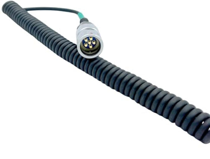 U94 PTT Adapter with U-329/U MIL-C-55116 6-Pin Walkie Talkie Connector for AN/PRC-148 & AN/PRC-152 Two Way Radio Push to Talk System Connect TP-120 U-174 U-93 Military Headset NATO-US Wiring