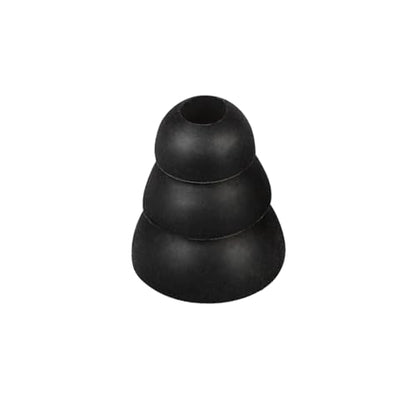 Earbud Tips Earbud Covers Triple Flange Ear Tip, 9 Pairs S/M/L Size Triple Flange Noise Isolate Silicone Cushion Ear Bud Tips with 3.8mm Connector Hole, Fit for Most in Ear Earphone