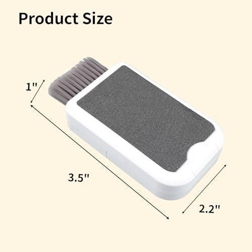 Keyboard Cleaning Brush Laptop Cleaner, 10-in-1 Computer Screen Cleaning Accessories for iPad iPhone, White - color: White